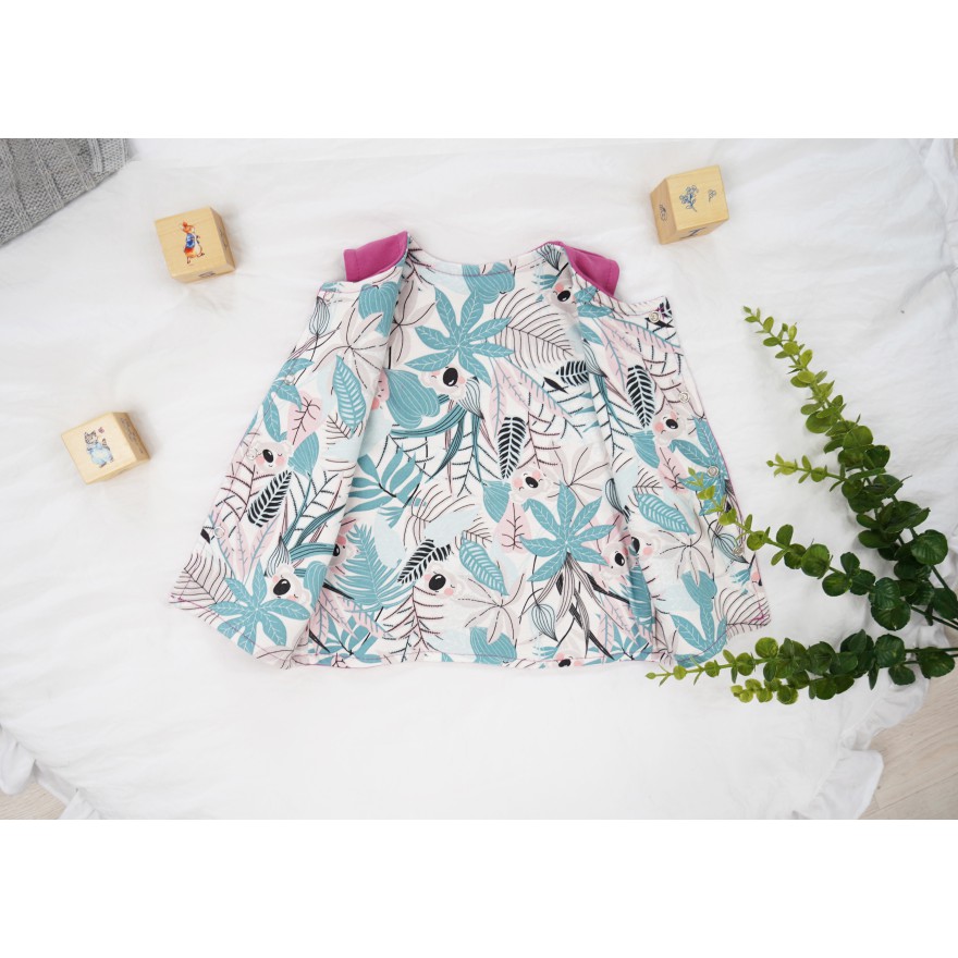 Wrzosowa KAMIZELKA miś koala BEZRĘKAWNIK