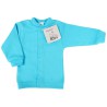Turkusowy BOMBER kaftanik bomberka bawełniany niemowlęcy