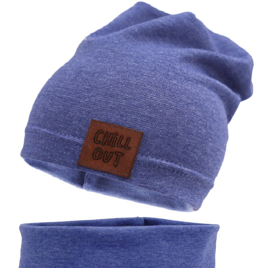 Jeans komplet CHILL OUT czapka + komin wiosna/jesień