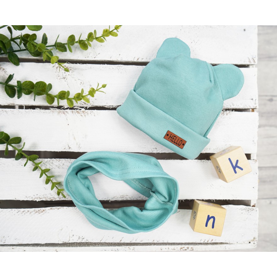 Iceberg komplet BEAR czapka + komin wiosna/jesień