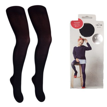 Czarne RAJSTOPY MIKROFIBRA 40 DEN