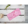 Różowa OPASKA dziewczęca Julia przeplatana turban