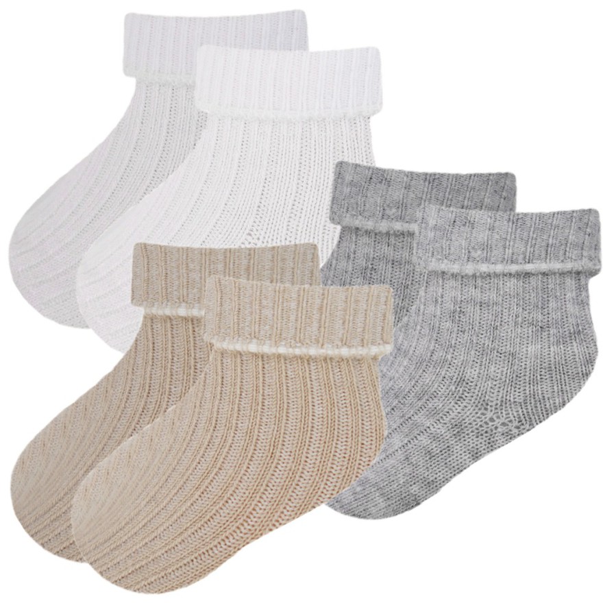 3PAK BAWEŁNIANE SKARPETKI bezuciskowe 3 kolory