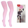 Jasno różowe RAJSTOPY MIKROFIBRA 40 DEN dziewczęce gładkie rajstopki