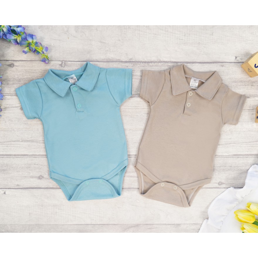 2PAK iceberg i piaskowe BODY POLO z kołnierzykiem koszula