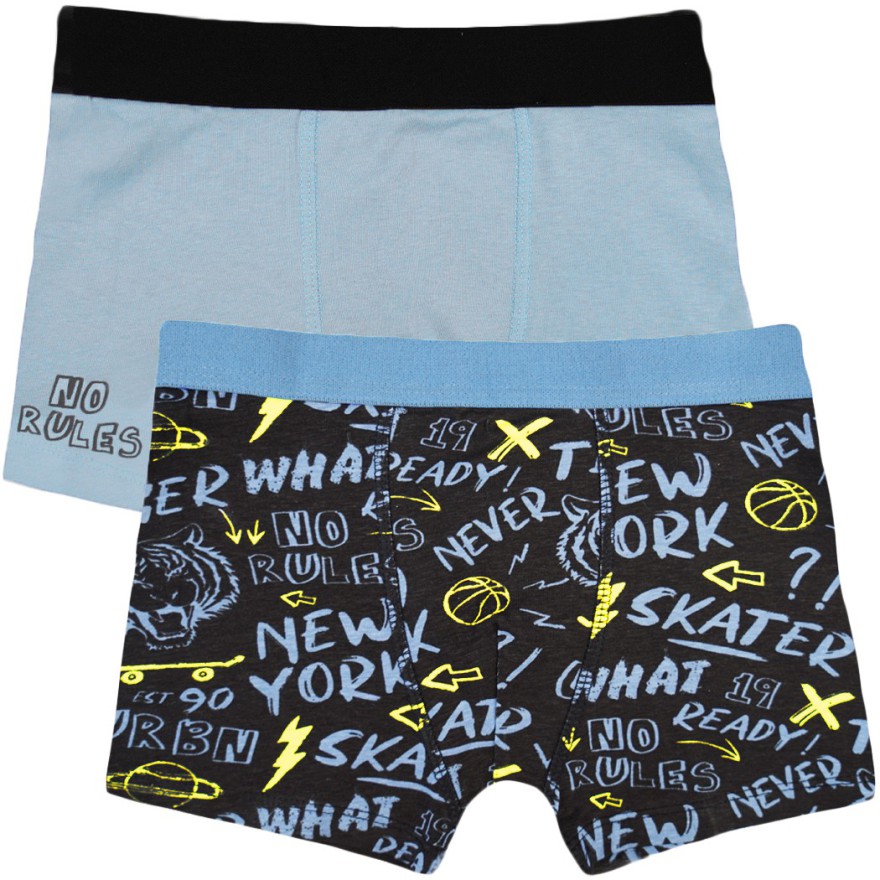 2pak BOKSERKI chłopięce bawełniane NAPISY