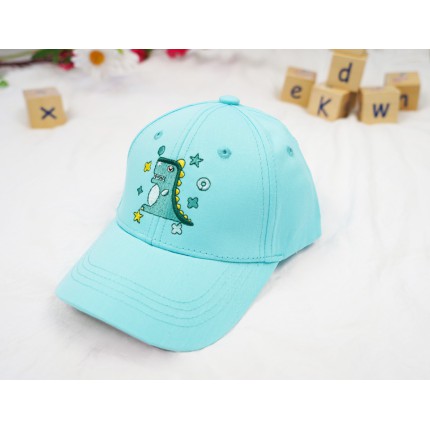 CZAPKA Z DASZKIEM miętowa DINO bejsbolówka