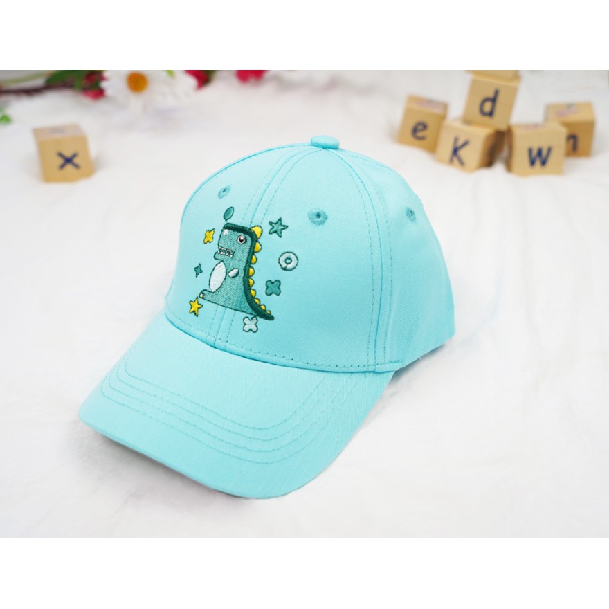 CZAPKA Z DASZKIEM miętowa DINO bejsbolówka