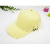 CZAPKA Z DASZKIEM dziewczęca żółta ME koty bejsbolówka