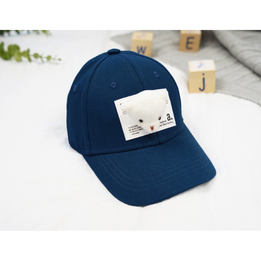 CZAPKA Z DASZKIEM ciemnoniebieska BEAR bejsbolówka