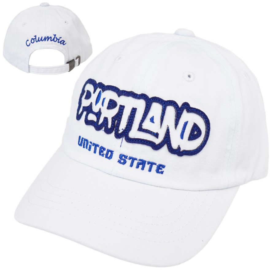CZAPKA Z DASZKIEM biała PORTLAND bejsbolówka