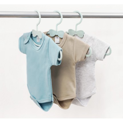 3pak BODY z krótkim rękawem iceberg piaskowy szary