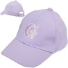 CZAPKA Z DASZKIEM dziewczęca fioletowa G