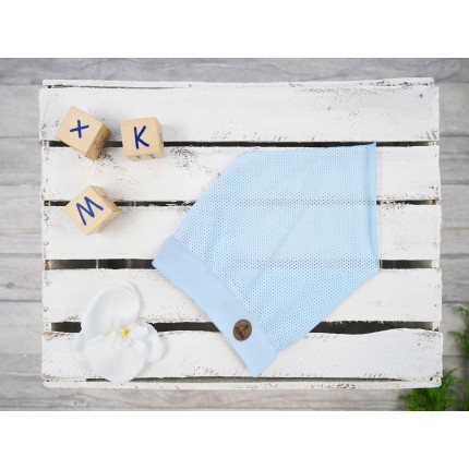 Niebieska czapka CHUSTA ŻAGIEL czapeczka przeciw poceniu się głowy LATO