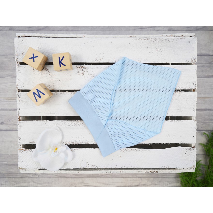 Niebieska czapka CHUSTA ŻAGIEL czapeczka przeciw poceniu się głowy LATO