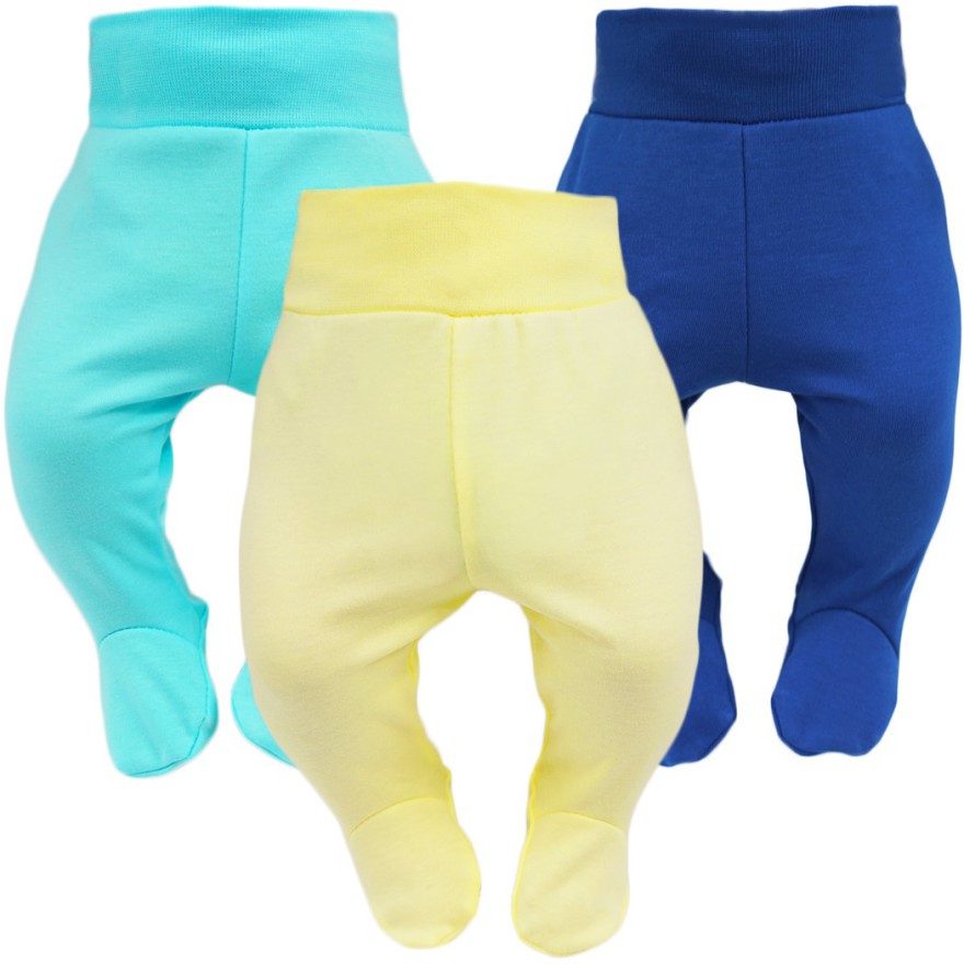 WCZEŚNIAK 3pak PÓŁŚPIOCHY bezuciskowe żółty lazur chabrowy