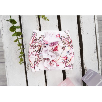 OPASKA dziewczęca TURBAN kolorowa w kwiaty