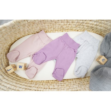 WCZEŚNIAK 3pak PÓŁŚPIOCHY bezuciskowe szary wrzosowy różowy