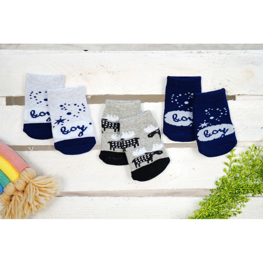 3pak SKARPETKI frotte ciepłe skarpety chłopięce C-43 BOY
