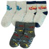 3 PAK SKARPETKI z ABS MIŚ W AUCIE skarpety chłopięce C-45