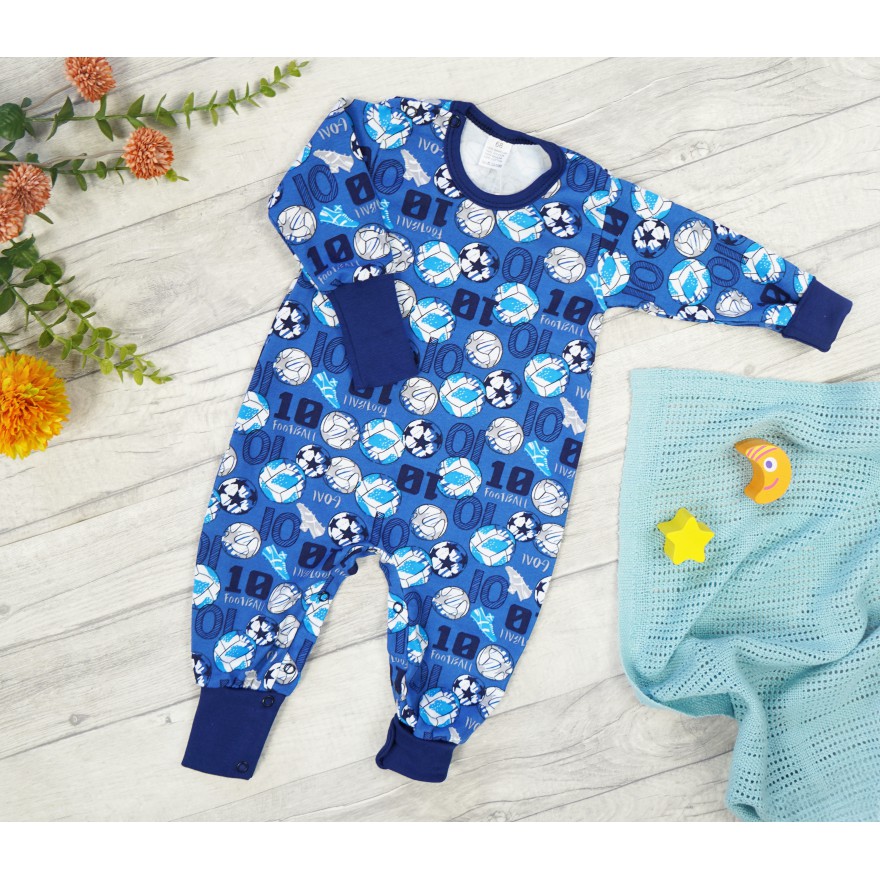 Pajac bez stópek RAMPERS granat w piłki pajacyk rosnący 413