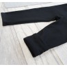 Czarne LEGGINSY GETRY ocieplane na meszku