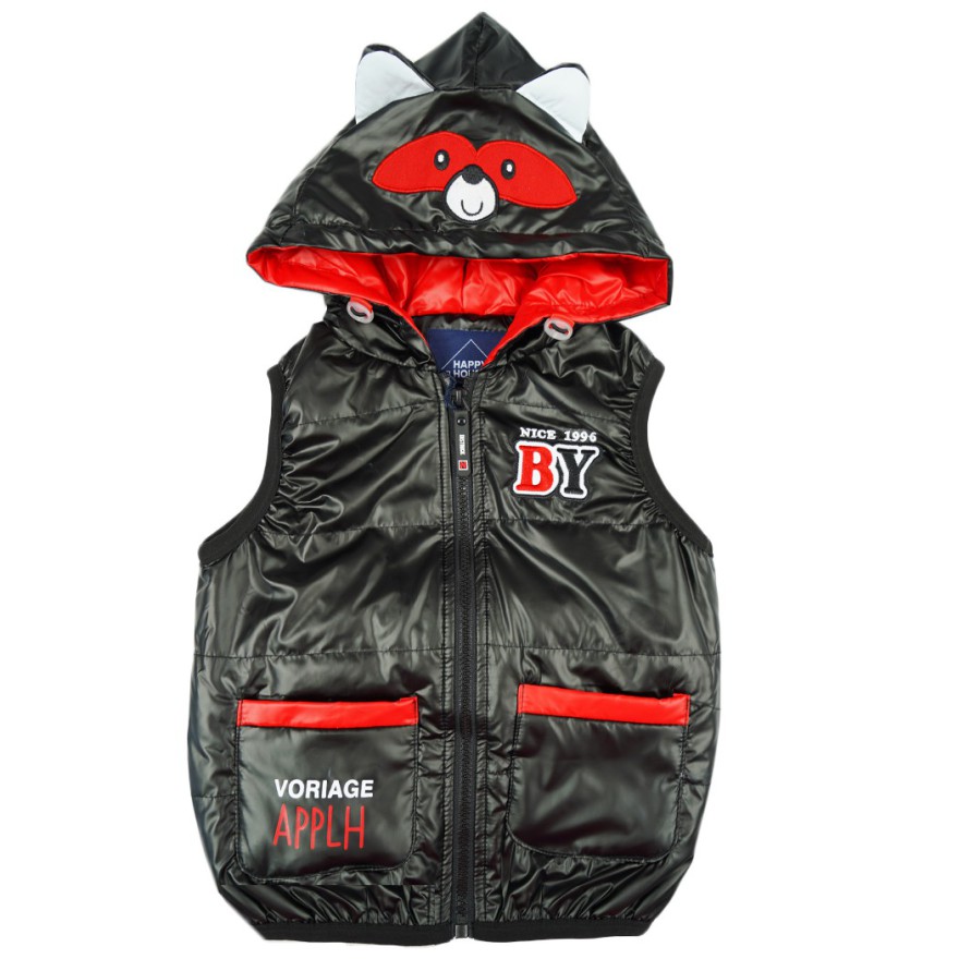 Czarna KAMIZELKA bezrękawnik SZOP nice1996by metalik