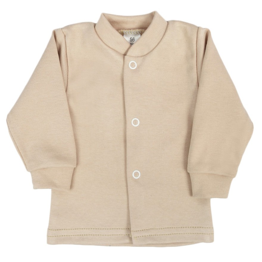 WCZEŚNIAK beżowy KAFTANIK koszulka bawełniany niemowlęcy