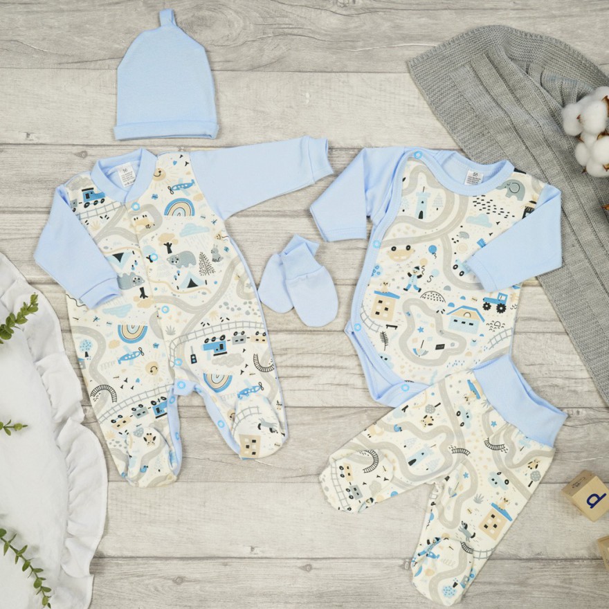 WYPRAWKA WCZEŚNIAK do szpitala 5 części niebieska historyjka