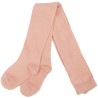 Pudrowy róż RAJSTOPY bawełniane gładkie