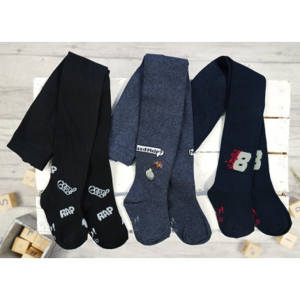 3pak RAJSTOPY bawełniane rap 8 chłopiece