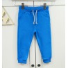 Niebieskie spodnie dresowe wiązane wiosna jesień