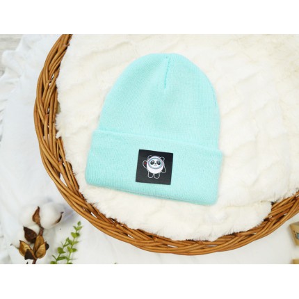 Miętowa CZAPKA dziecięca NEON