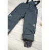 SPODNIE NARCIARSKIE zimowe GRAFITOWE z odblaskami