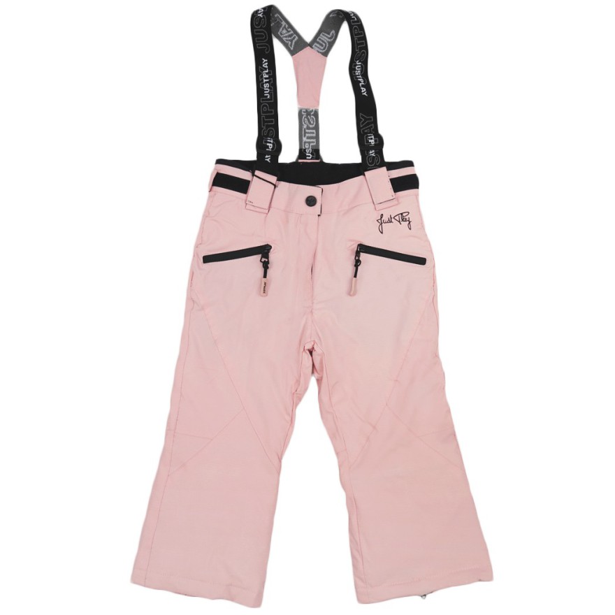 SPODNIE NARCIARSKIE zimowe JASNY RÓŻ justplay