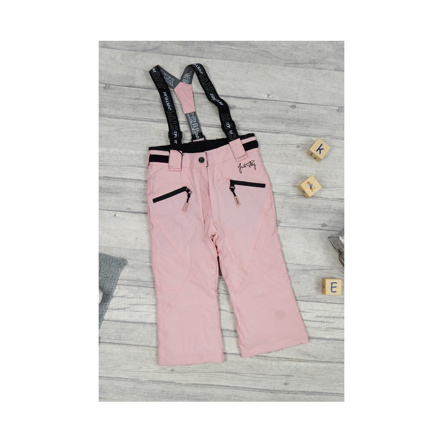 SPODNIE NARCIARSKIE zimowe JASNY RÓŻ justplay