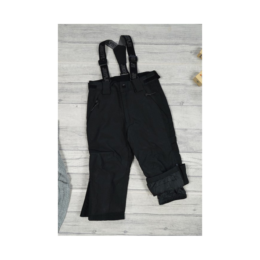 SPODNIE NARCIARSKIE zimowe CZARNE justplay