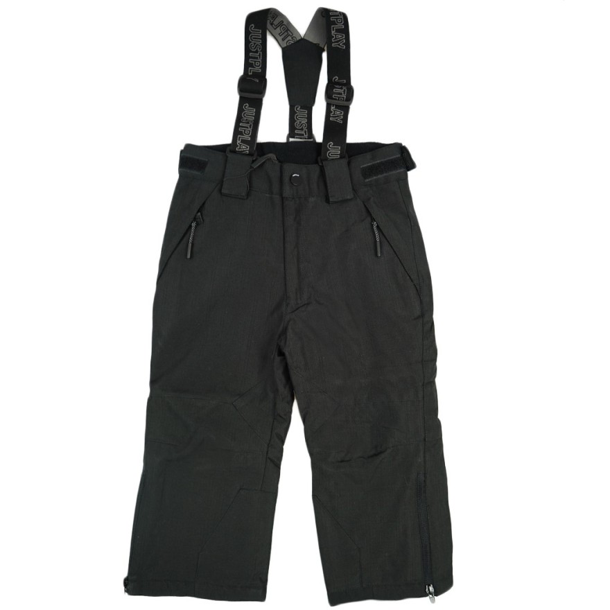 SPODNIE NARCIARSKIE zimowe CZARNE justplay