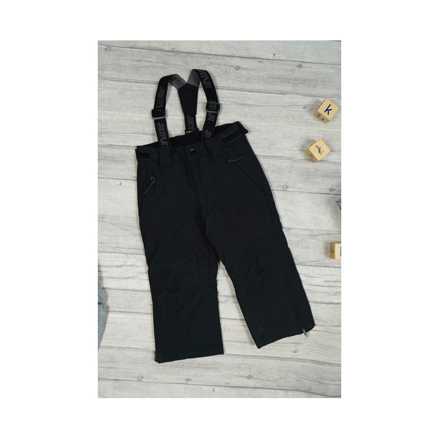 SPODNIE NARCIARSKIE zimowe CZARNE justplay