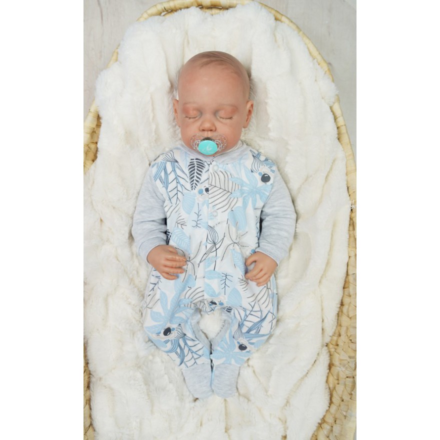 WCZEŚNIAK pajac pajacyk szary w misie koala wzór 377s