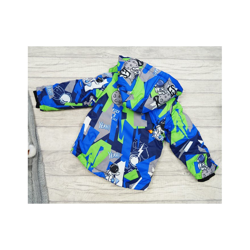 ZIMOWY KOMBINEZON dwuczęściowy szary YEAH kurtka + spodnie