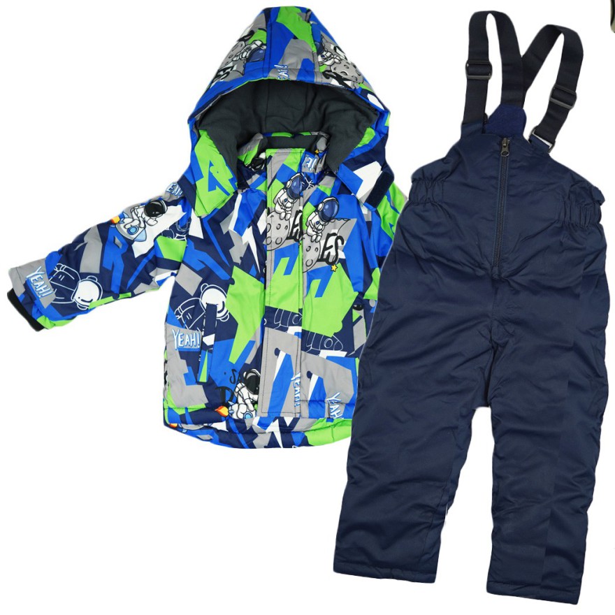 ZIMOWY KOMBINEZON dwuczęściowy szary YEAH kurtka + spodnie