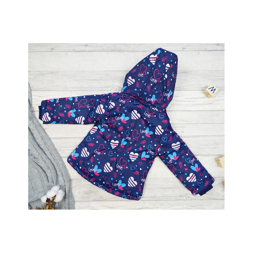 ZIMOWY KOMBINEZON dwuczęściowy GRANAT W SERCA kurtka + spodnie