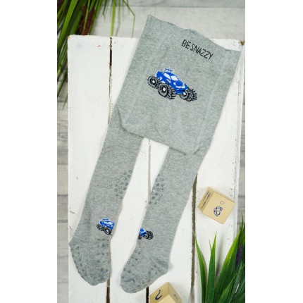 RAJSTOPY do RACZKOWANIA 3x ABS szare truck wzór 656