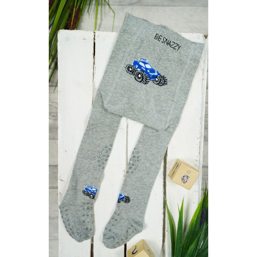 RAJSTOPY do RACZKOWANIA 3x ABS szare truck wzór 656