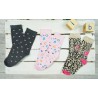 3pak SKARPETKI bawełniane LITERKI PANTERKA skarpety dziewczęce D-53