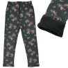 Grafitowe LEGGINSY ocieplane ROWERY GETRY na futerku