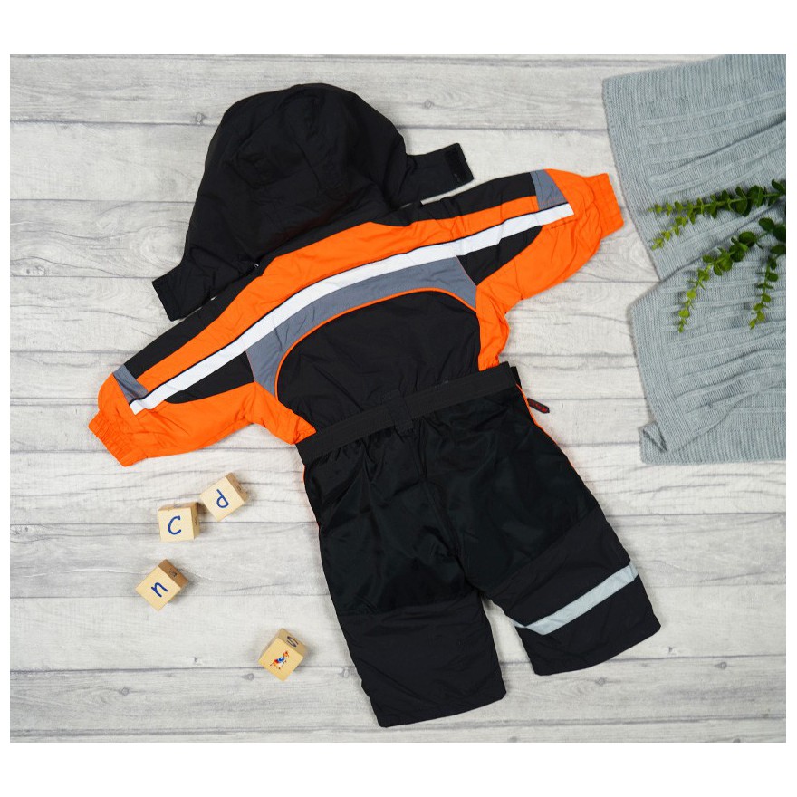 ZIMOWY KOMBINEZON jednoczęściowy POMARAŃCZOWY termoaktywny