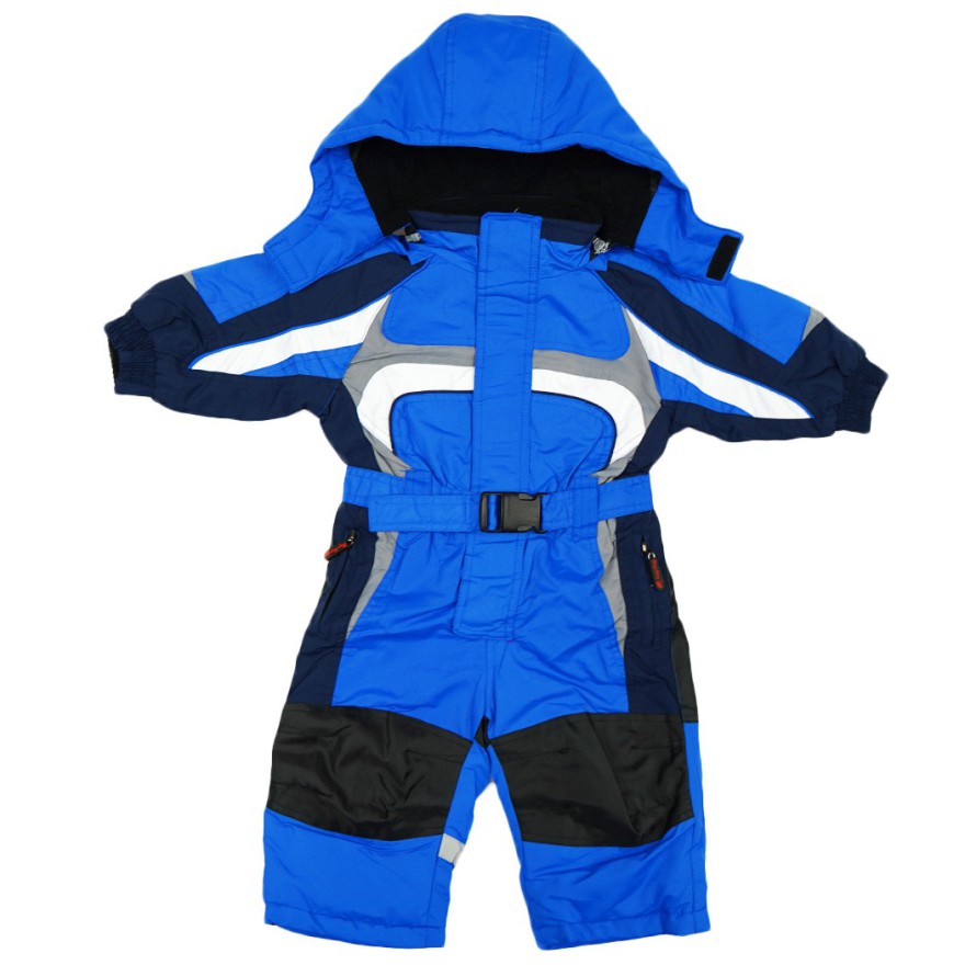 ZIMOWY KOMBINEZON jednoczęściowy NIEBIESKI termoaktywny