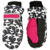 Czarno- różowe rękawiczki na śnieg narty PANDA 1P r.110-116